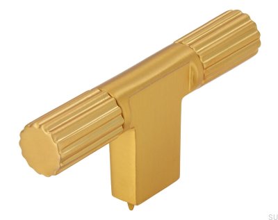 T-Bar 2592 Brushed Gold furniture knob