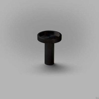 Ina S aluminum furniture knob, black