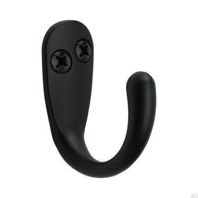 Wieszak ścienny Viskan Metalowy czarny