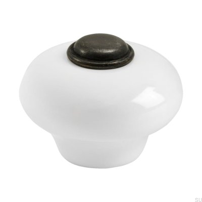 Gałka meblowa 409 Porcelanowa antyczna