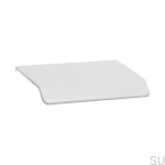 Zdjęcie produktowe uchwytu curve 32 metalowy biały