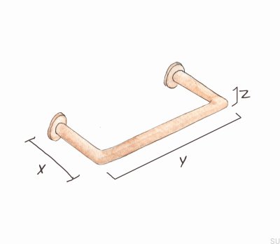 Uchwyt meblowy podłużny Soft 128 Metalowy Czarny