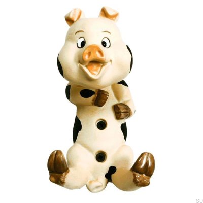 Wieszak ścienny Gris Świnka Polyresin