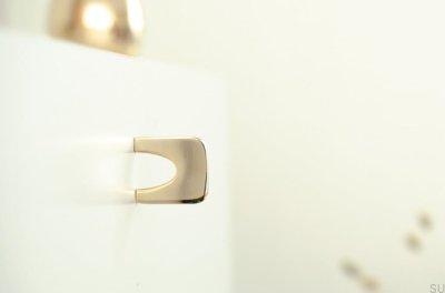 Gałka meblowa Bridge 32 Mosiężna Polerowana Nielakierowana