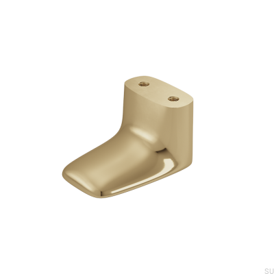 Gałka meblowa MF 2 Mosiężna polerowana (2 sztuki)