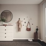 Zdjecie wieszaka MF 2 czarnego na scianie