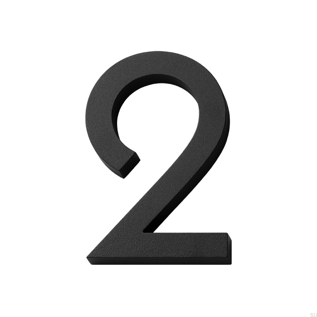 Zdjecie numeracji domu cyfry 2
