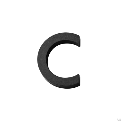 Numeracja domu Modern mała litera C Aluminium 