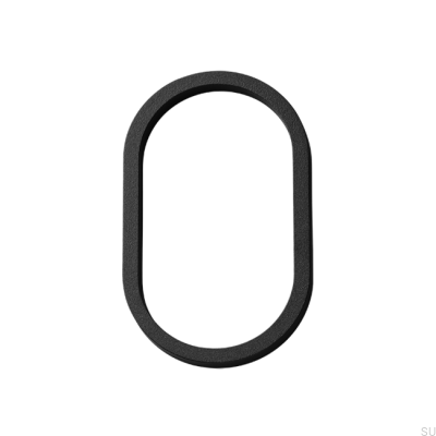 Numer domu duża cyfra 0 Aluminium