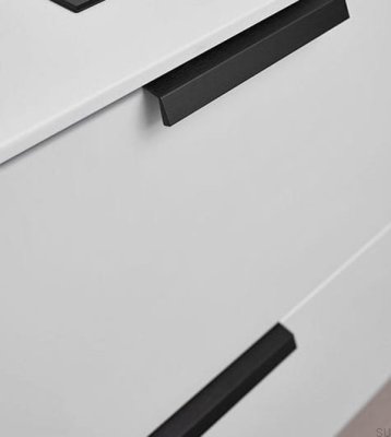 Uchwyt meblowy krawędziowy Bench 160 Aluminium czarny