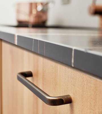 Uchwyt meblowy podłużny Base 160 Metalowy Antyczny brąz