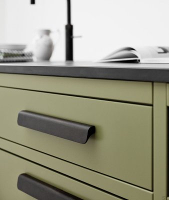 Uchwyt meblowy podłużny Fall 224 Aluminiowy Antyczny Brąz