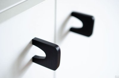 Gałka meblowa Bridge 32 Aluminium czarna