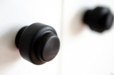 Gałka meblowa Wieszak ścienny Hip 30 Aluminiowy czarny