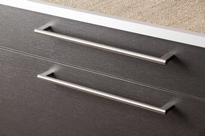 Uchwyt meblowy podłużny Kombi 292 Srebrny Stalowy