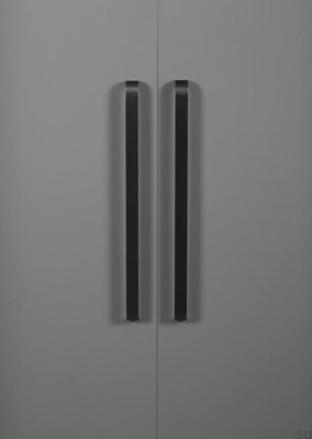 Uchwyt meblowy podłużny Sense 480 Aluminiowy Czarny