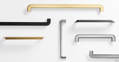 Uchwyt meblowy podłużny Nice 320 Metalowy Czarny