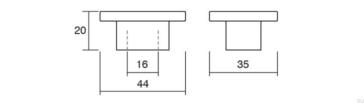 0065016Z11--Gałka-meblowa-Square-16-Chrom-Matowy-Viefe-Skandynawskie-Uchwyty_4