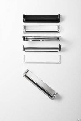 Uchwyt meblowy wpuszczany Nest 212 Metalowy czarny