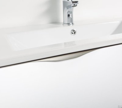 Uchwyt meblowy krawędziowy Forma 397 Aluminiowy srebrny