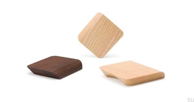 Uchwyt meblowy Tacco 32 Drewniany buk naturalny