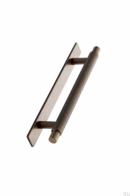 Uchwyt meblowy podłużny z podkładką Manor 128 Antyczny złoty