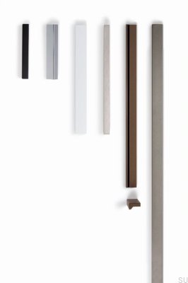 Uchwyt meblowy podłużny Angle 100 Aluminiowy czarny