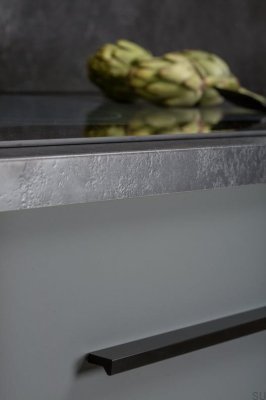 Uchwyt meblowy podłużny Angle 200 Aluminiowy czarny