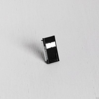 Moduł Gniazda RJ45 CAT6 do Euro Plate Czarny Standard Brytyjski