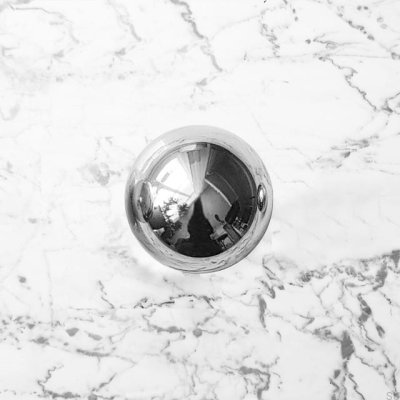 Gałka meblowa Odete M Mosiężna Srebrna Chromowana