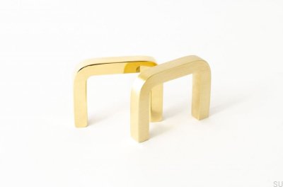 Gałka meblowa Thread 38 Mosiężna Szczotkowana Nielakierowana