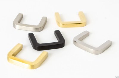 Gałka meblowa Thread 38 Aluminiowa czarna