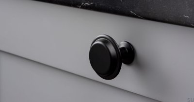 Gałka meblowa Land 40 Metalowa czarna