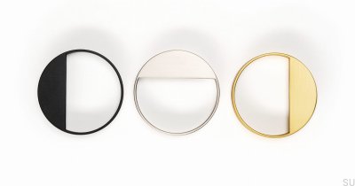 Uchwyt meblowy okrągły Bau 64 Nikiel szczotkowany