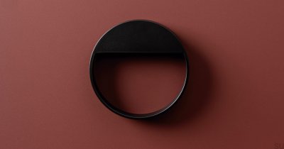 Uchwyt meblowy okrągły Bau 64 Metalowy czarny