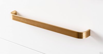 Uchwyt meblowy podłużny Sense Mini 256 Złoty Szczotkowany