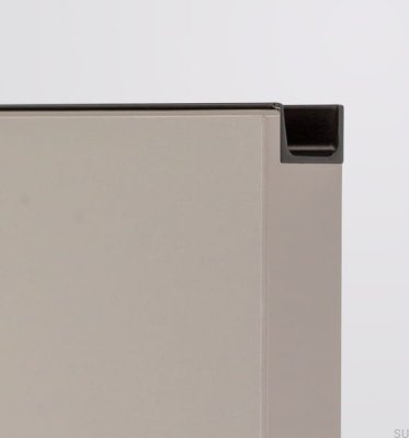 Uchwyt meblowy krawędziowy Jey2 597 Aluminiowy czarny