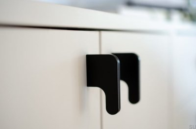 Uchwyt meblowy Soft Cut 55 Aluminiowy czarny