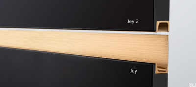 Uchwyt meblowy krawędziowy Jey2 797 Aluminiowy Złoty Cava