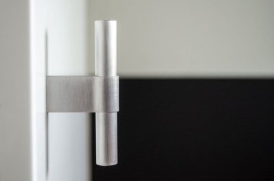 Gałka meblowa T-Bar Line Big 12 Stalowa Szczotkowana 