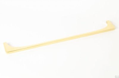 Uchwyt meblowy podłużny Bridge 320 Mosiężny Polerowany Nielakierowany