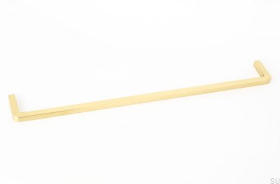 Uchwyt meblowy podłużny Thread 320 Mosiężny Szczotkowany Nielakierowany