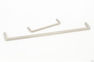 Uchwyt meblowy podłużny Thread 320 Stalowy Szczotkowany