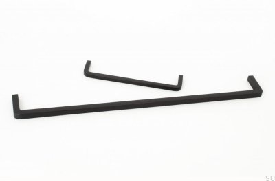 Uchwyt meblowy podłużny Thread 320 Aluminiowy Czarny