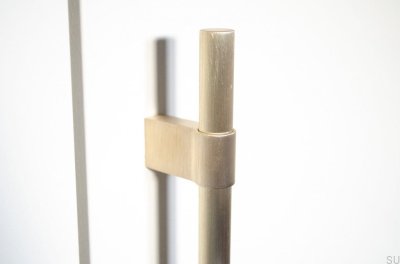 Uchwyt meblowy podłużny Line Big 592 Mosiężny Szczotkowany Nielakierowany