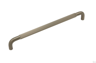 Uchwyt meblowy podłużny Helix Stripe 224 Srebrny Szczotkowany