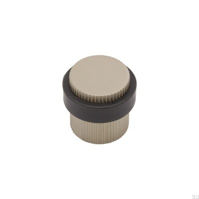 Stopka Stoper do drzwi podłogowy Helix Stripe Srebrny