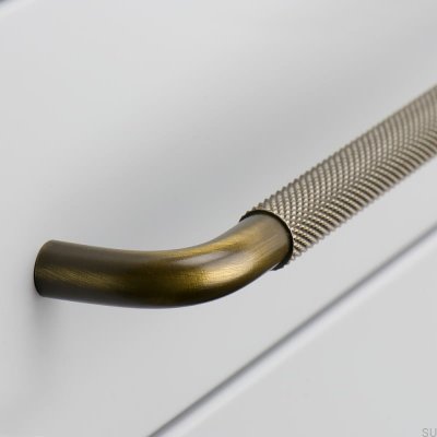 Uchwyt meblowy podłużny Helix 608 Antyczny Brąz