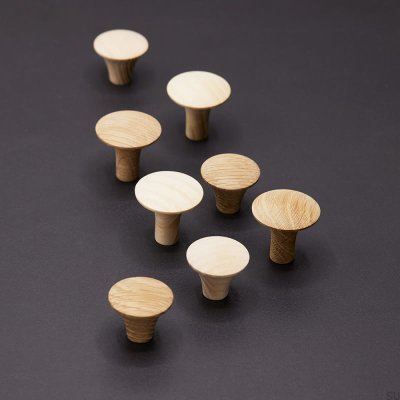 Gałka meblowa Olle Jesion Drewniana Nielakierowana