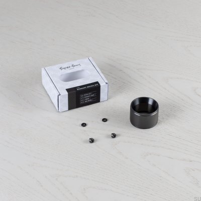 Zestaw dekoracyjny do lampy Exhaust Detail Linear Stalowy Gun Metal